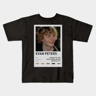 Evan Peters Kids T-Shirt